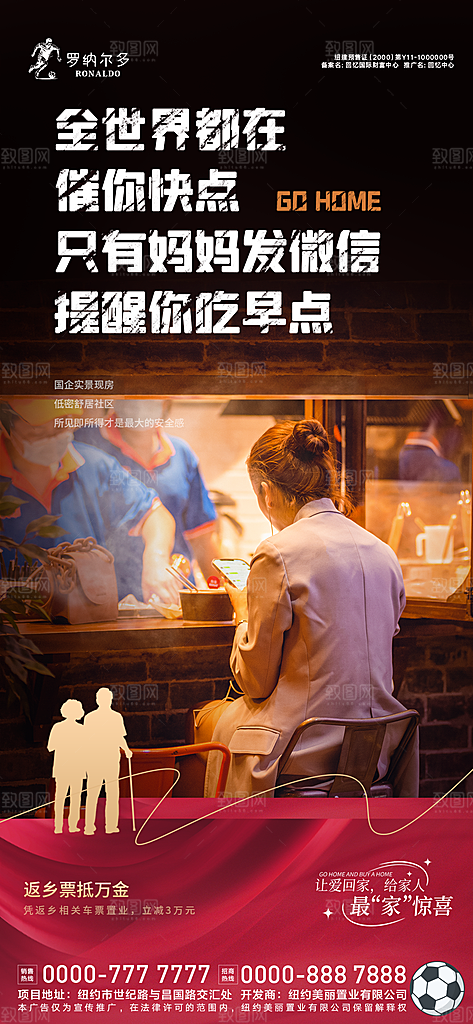 房地产返乡置业海报