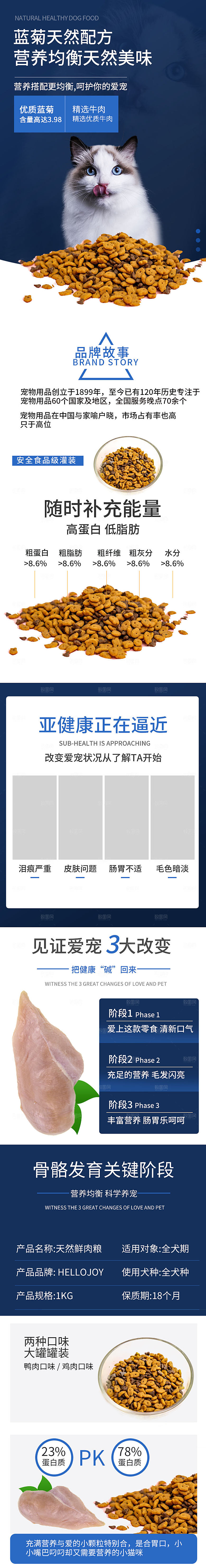 电商宠物店宠物用品详情页