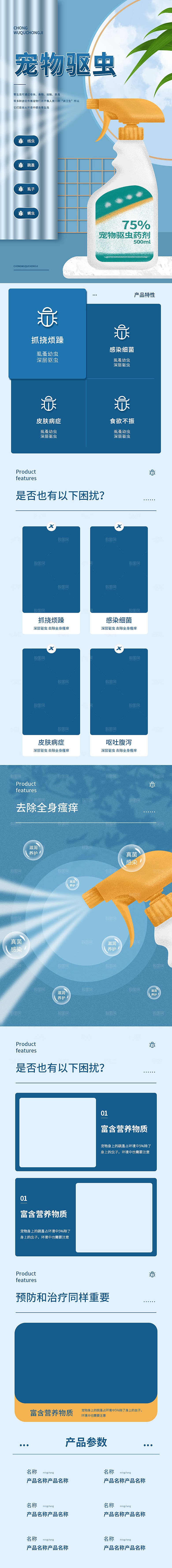 电商宠物店宠物用品详情页
