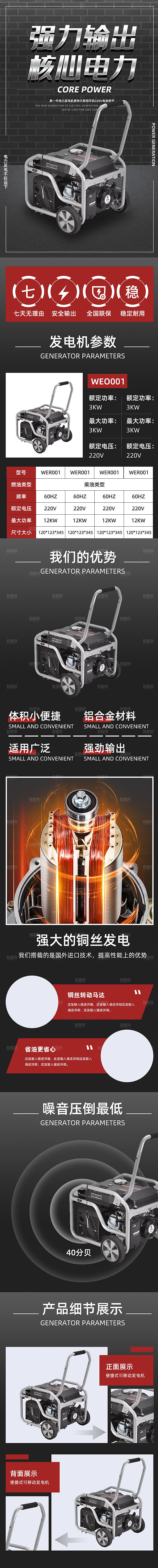 电商五金用品工具详情页