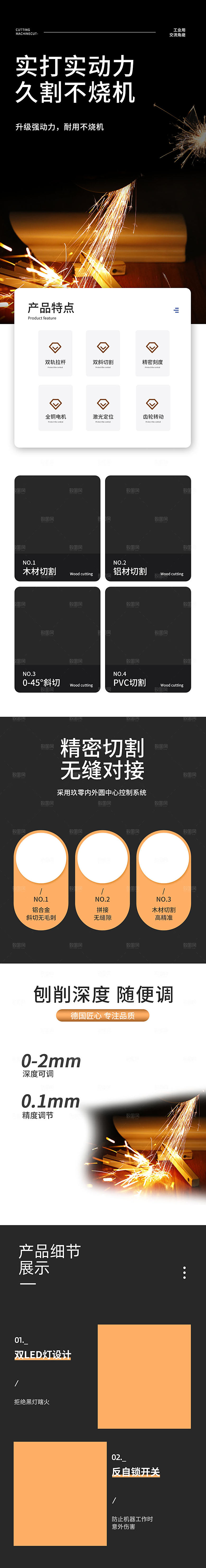 电商五金用品工具详情页
