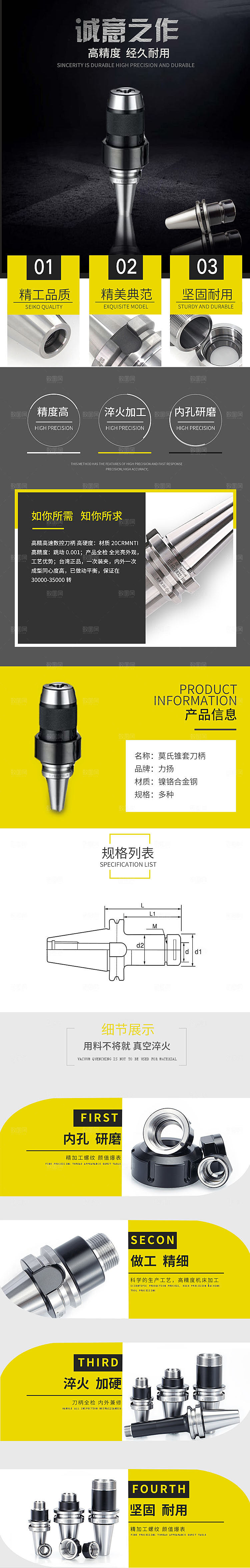 电商五金用品工具详情页