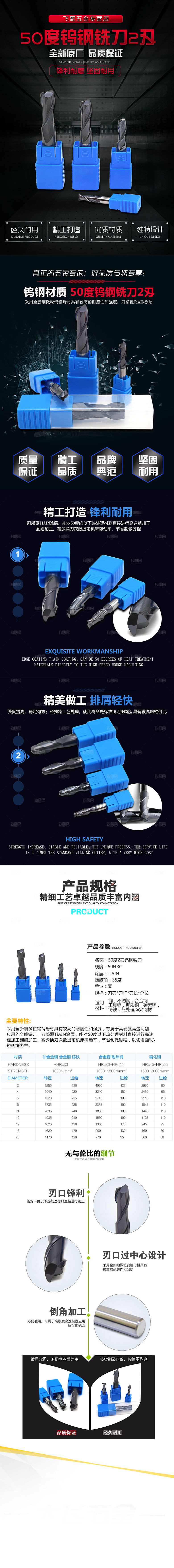 电商五金用品工具详情页