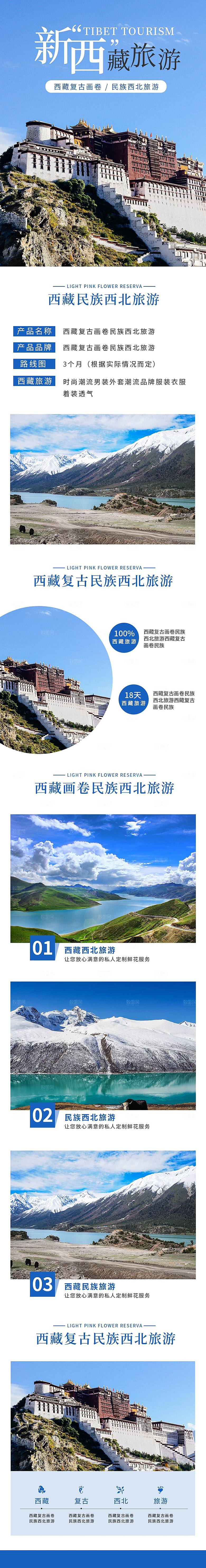 电商店铺全境旅行旅游详情页