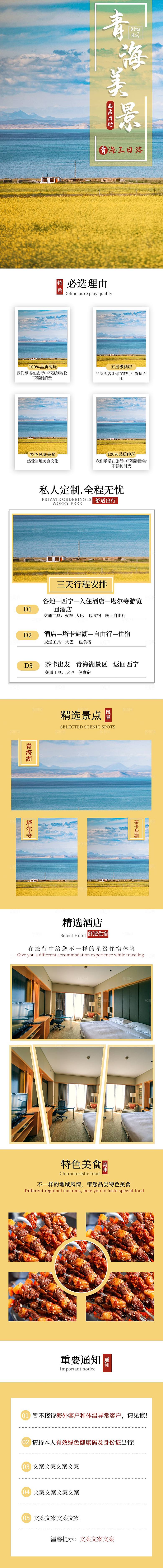 电商店铺全境旅行旅游详情页