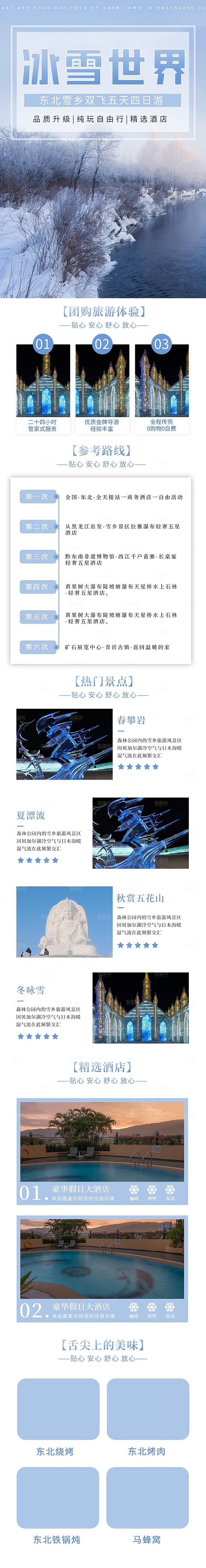 电商店铺全境旅行旅游详情页