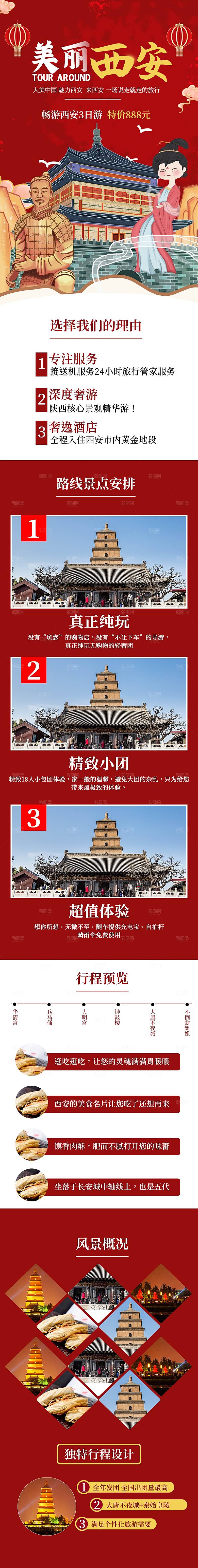 电商店铺全境旅行旅游详情页