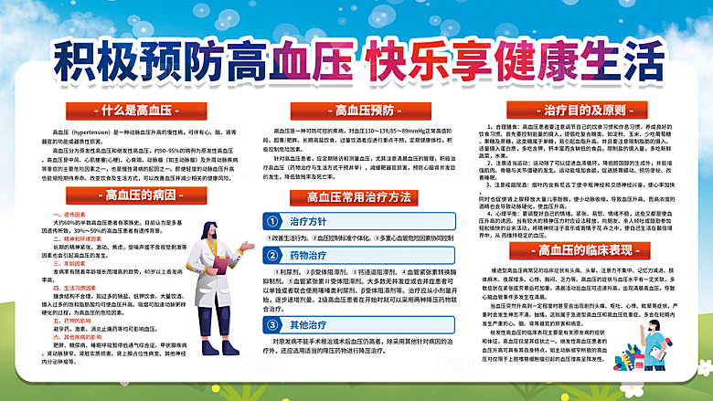 高血压宣传栏图片
