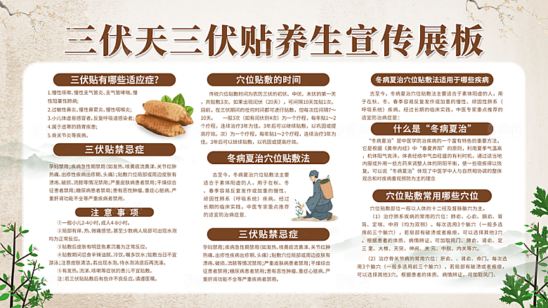 三伏天三伏海报图片