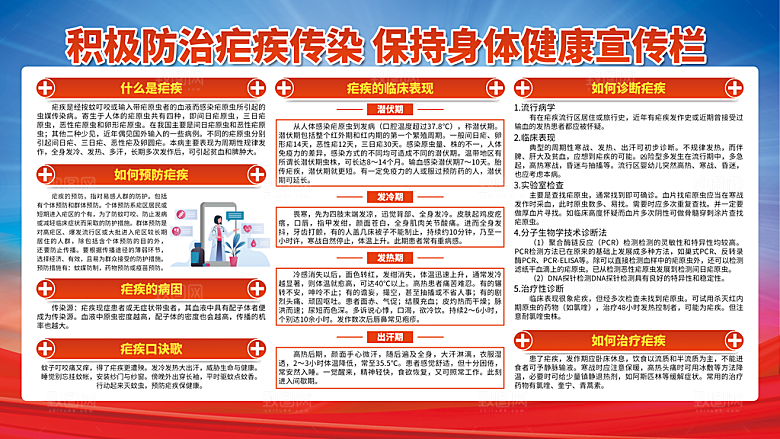 疟疾冬季健康教育宣传图片