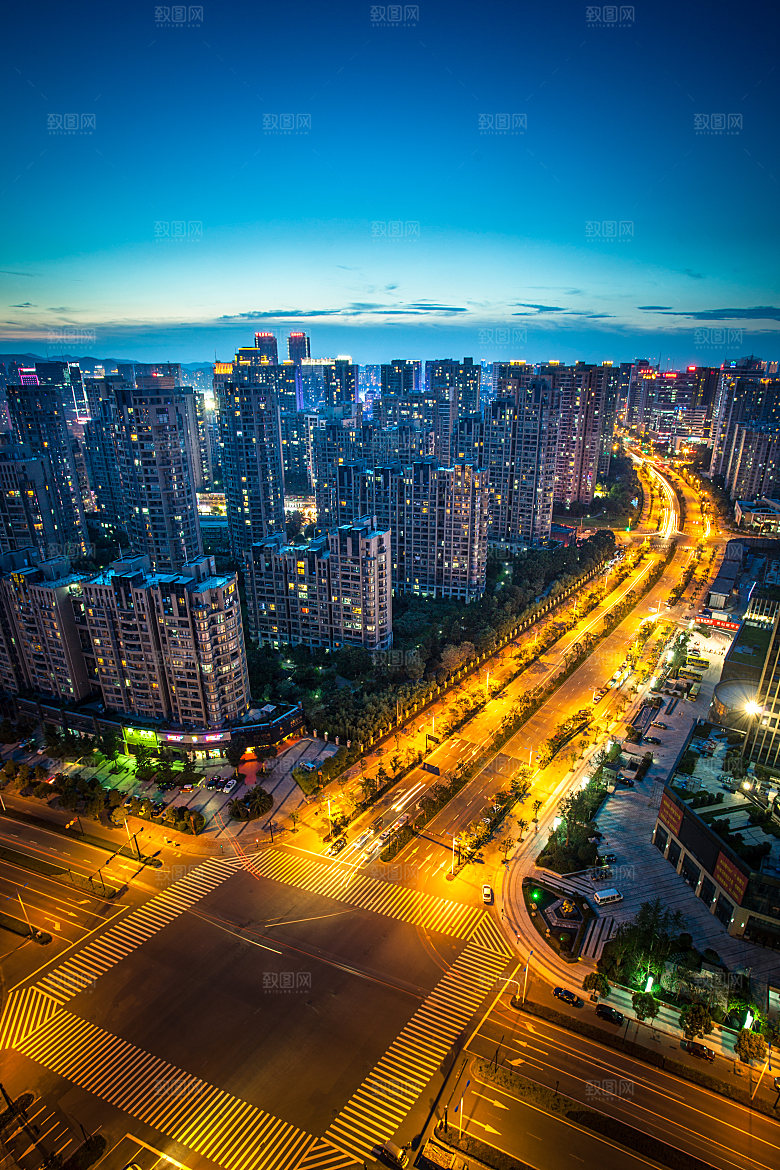 自然风光茶园湖泊建筑风景