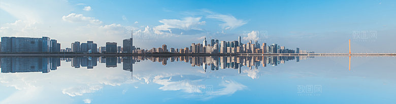 自然风光茶园湖泊建筑风景