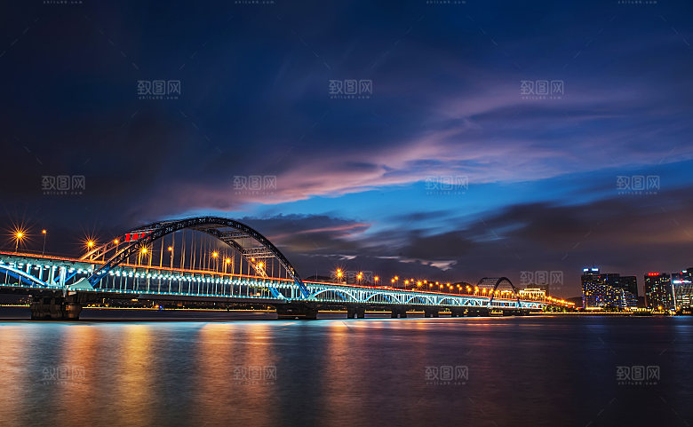 自然风光茶园湖泊建筑风景