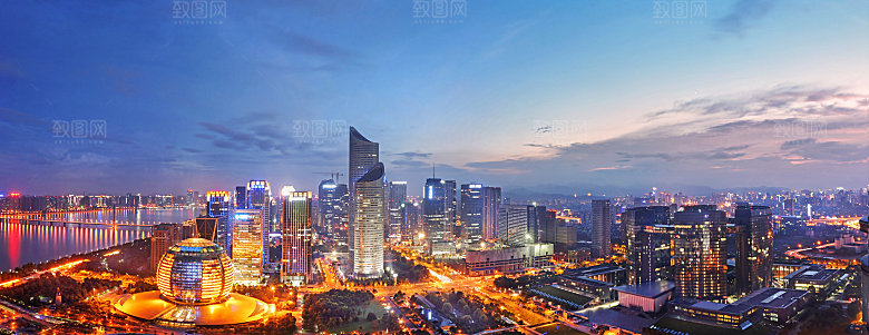 自然风光茶园湖泊建筑风景
