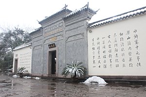 自然风光茶园湖泊建筑风景