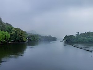 杭州西湖旅游风景文化集市建筑