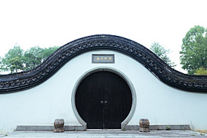 杭州西湖旅游风景文化集市建筑