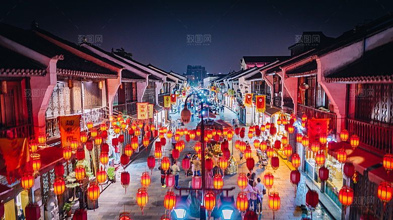 杭州西湖旅游风景文化集市建筑