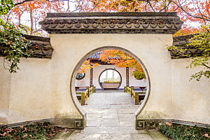 杭州西湖旅游风景文化集市建筑
