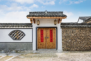 杭州西湖旅游风景文化集市建筑