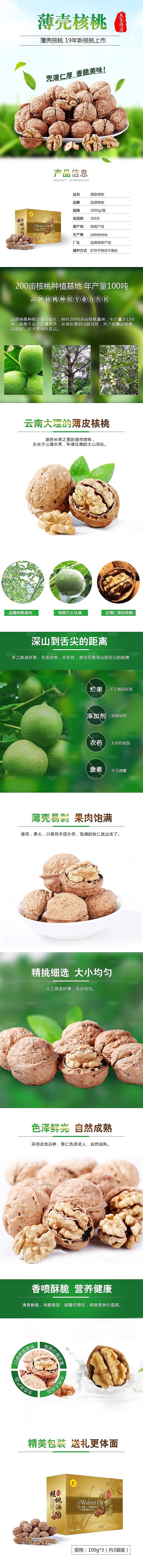 电商坚果零食吃货详情页