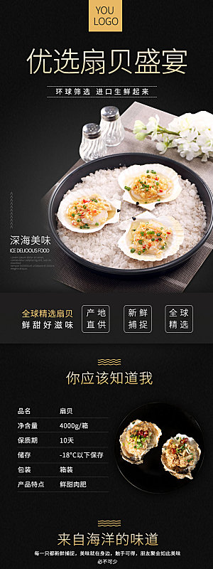 电商海鲜生鲜详情页