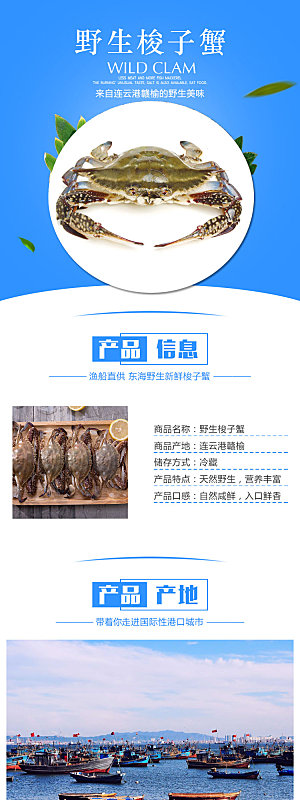电商海鲜生鲜详情页