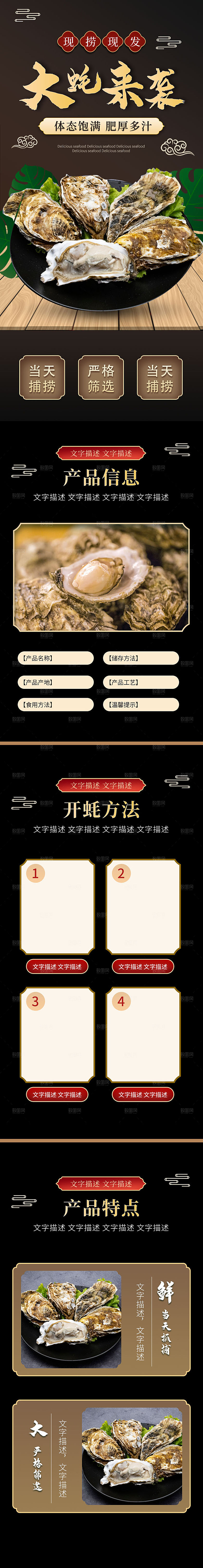 电商海鲜生鲜详情页
