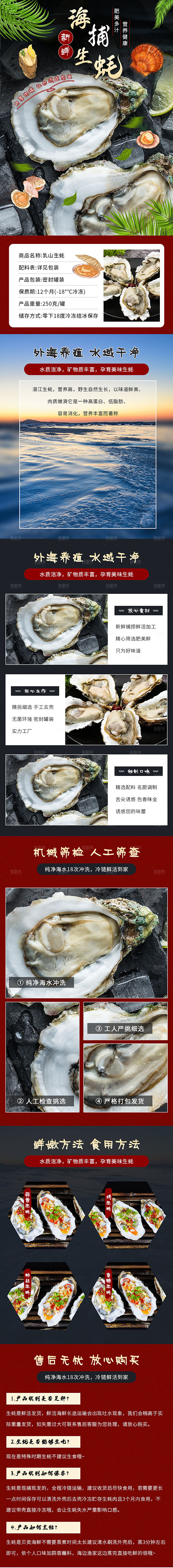 电商海鲜生鲜详情页