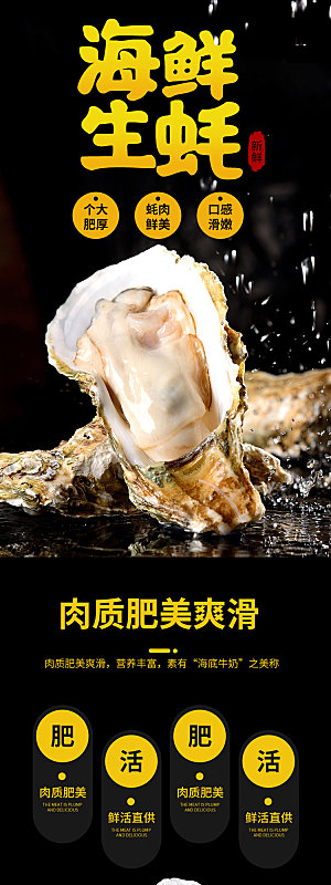 电商海鲜生鲜详情页