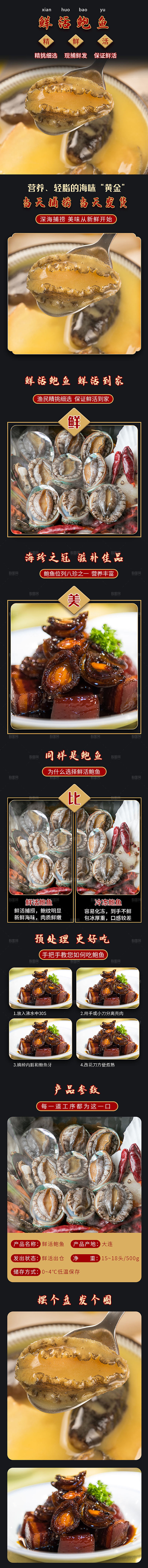 电商海鲜生鲜详情页