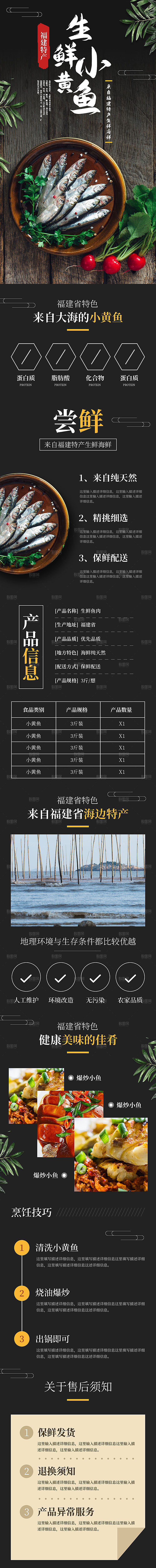 电商海鲜生鲜详情页