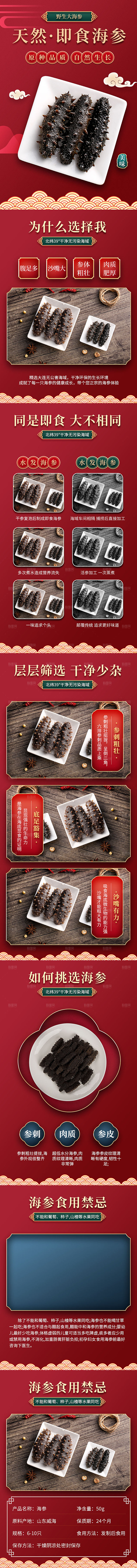 电商海鲜生鲜详情页