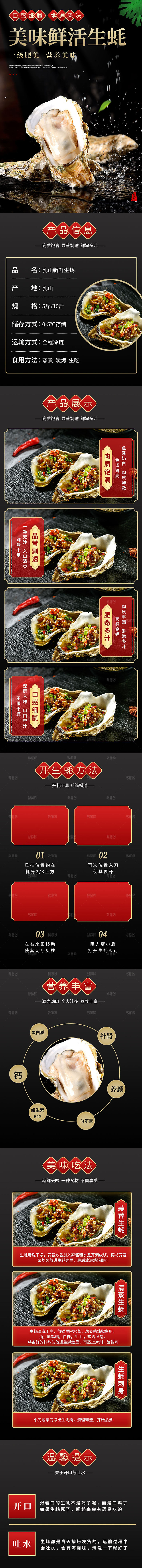 电商海鲜生鲜详情页