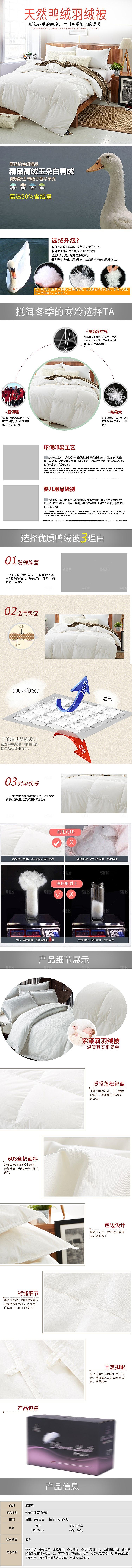电商床上用品四件套详情页