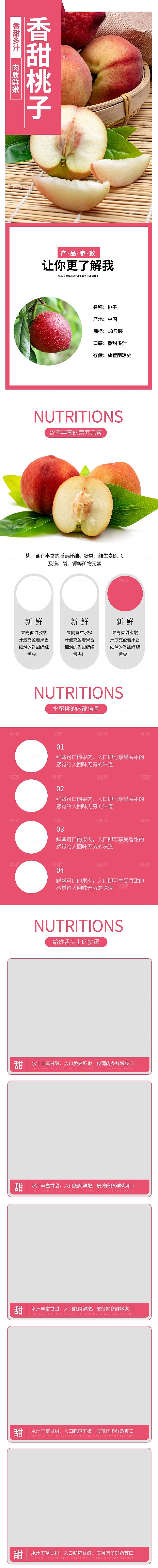 电商生鲜水果详情页