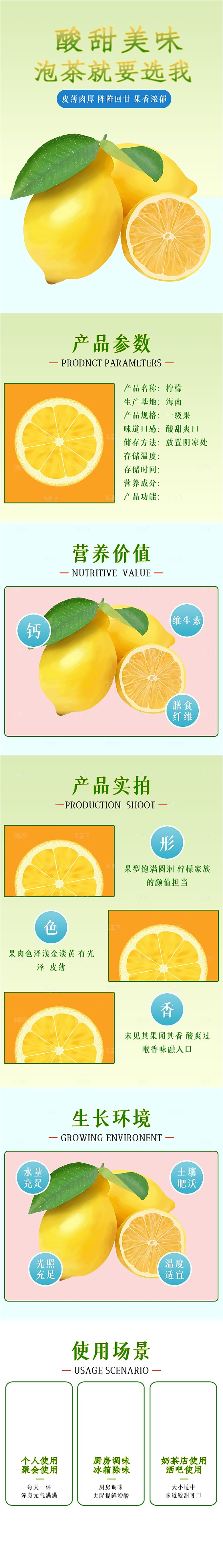电商生鲜水果详情页