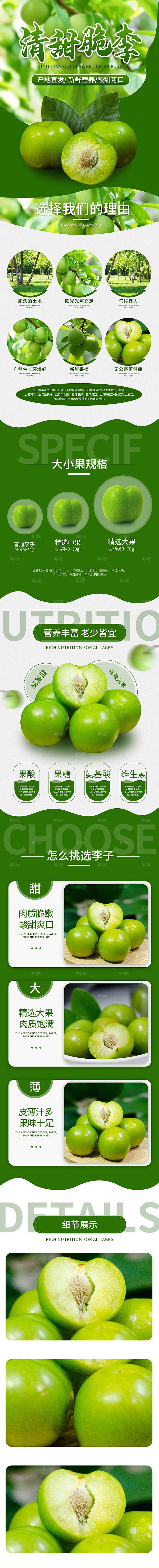 电商生鲜水果详情页