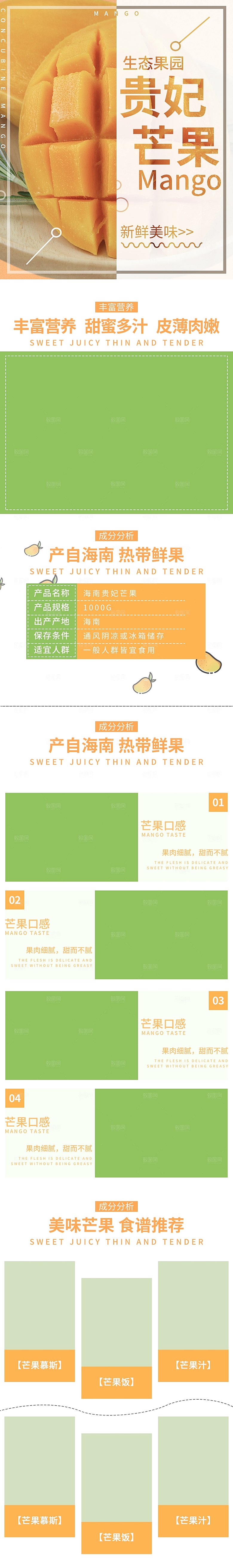 电商生鲜水果详情页