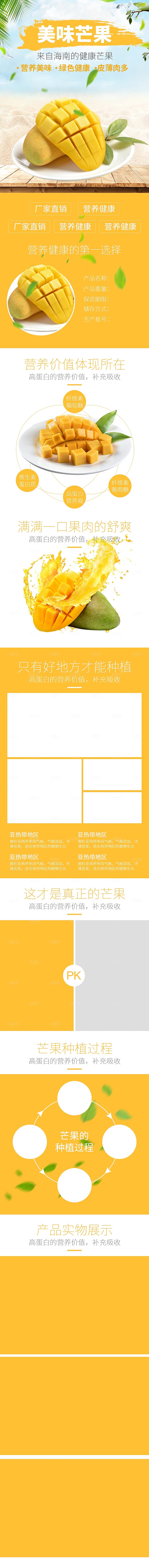 电商生鲜水果详情页