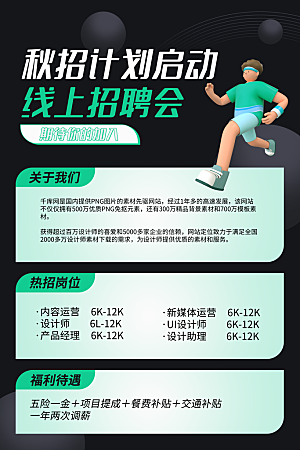 招聘招人宣传海报