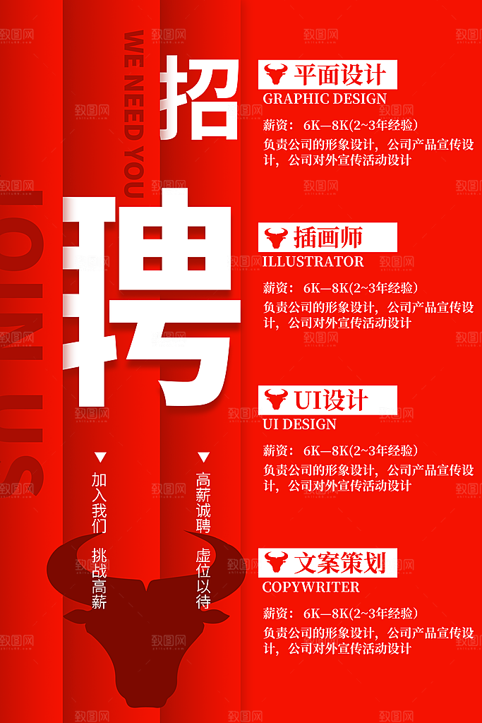 招聘招人宣传海报