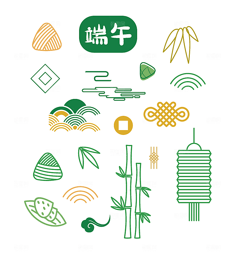 端午节棕子矢量元素