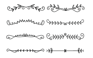 装饰线分隔线矢量元素