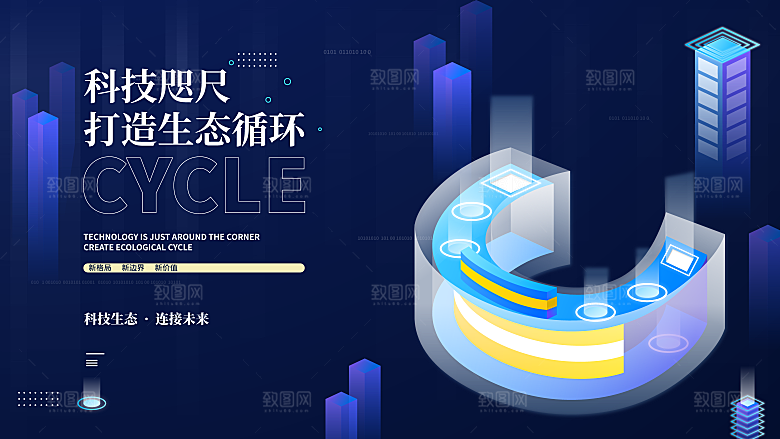 科技技术宣传推广展板