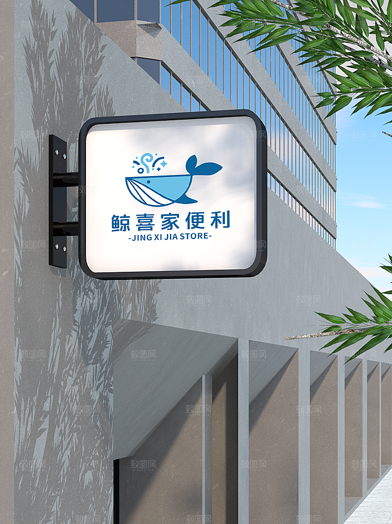 广告牌灯箱样机贴图