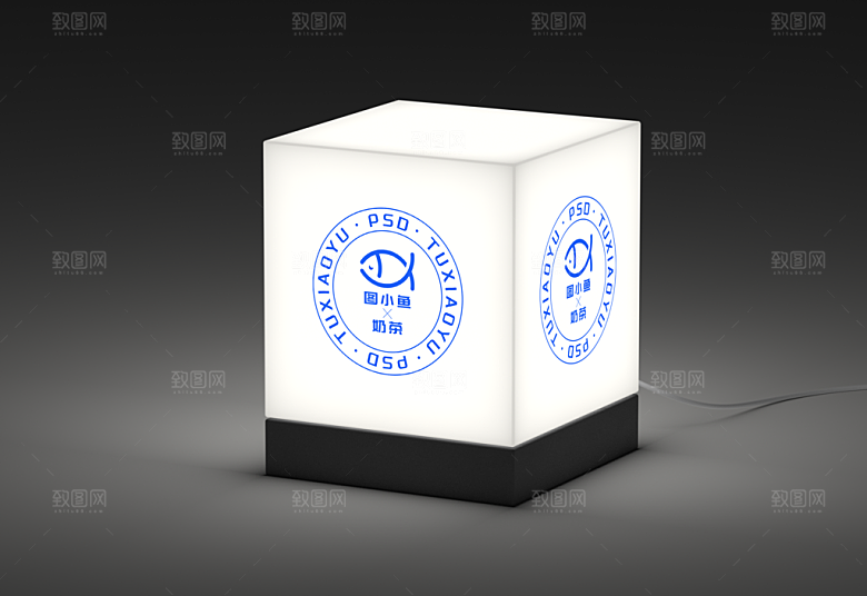 广告牌灯箱样机贴图