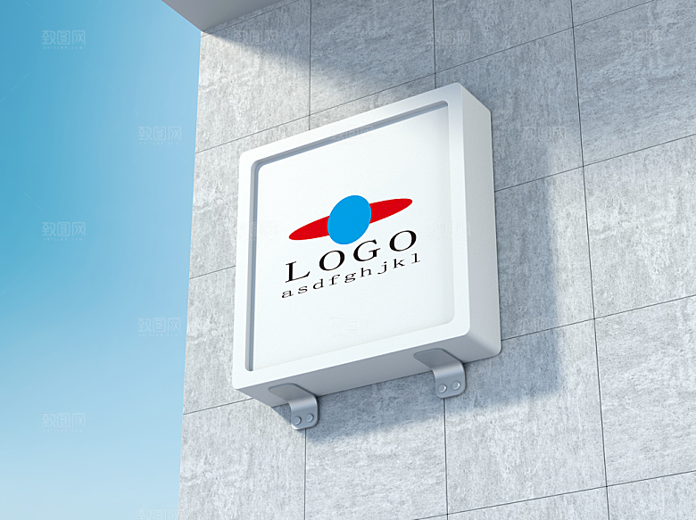 LOGO样机 灯箱样机  广告牌样机 (