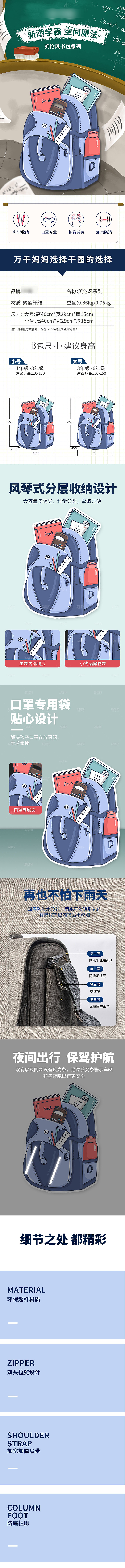 电商日用百货文具详情页