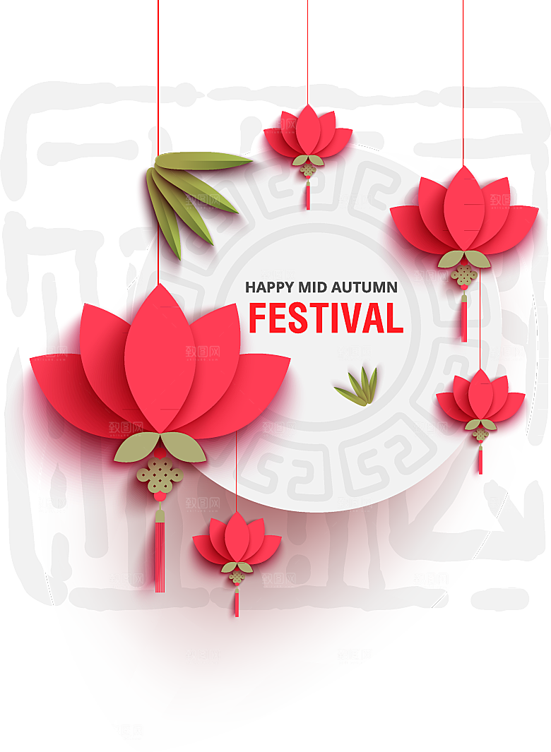 中国传统文化节日中秋节免扣素材